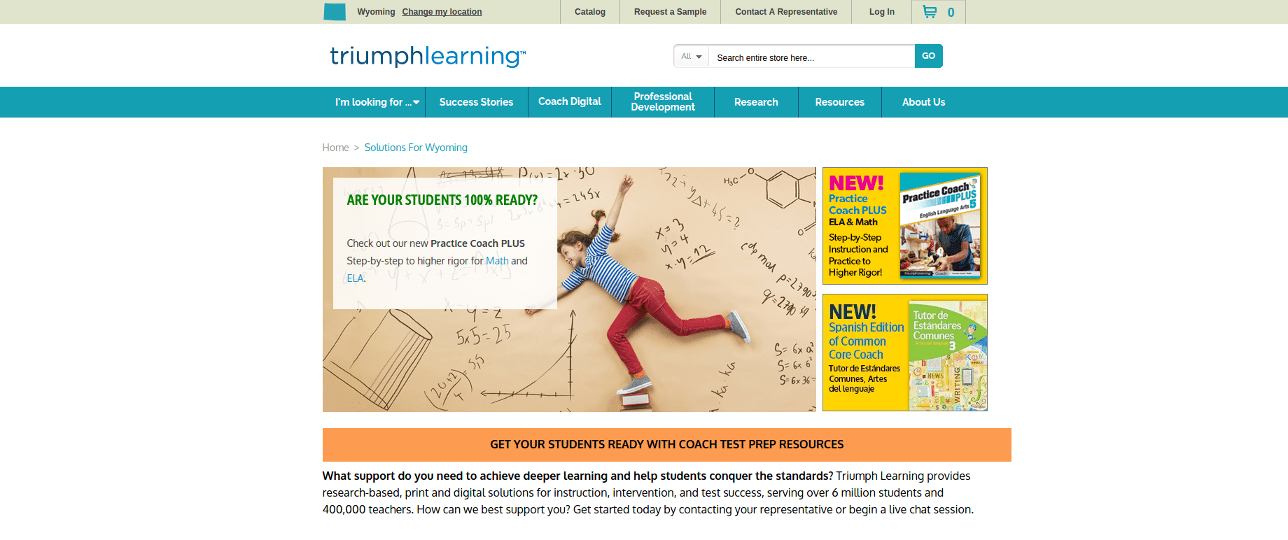 TriumphLearningHomepage