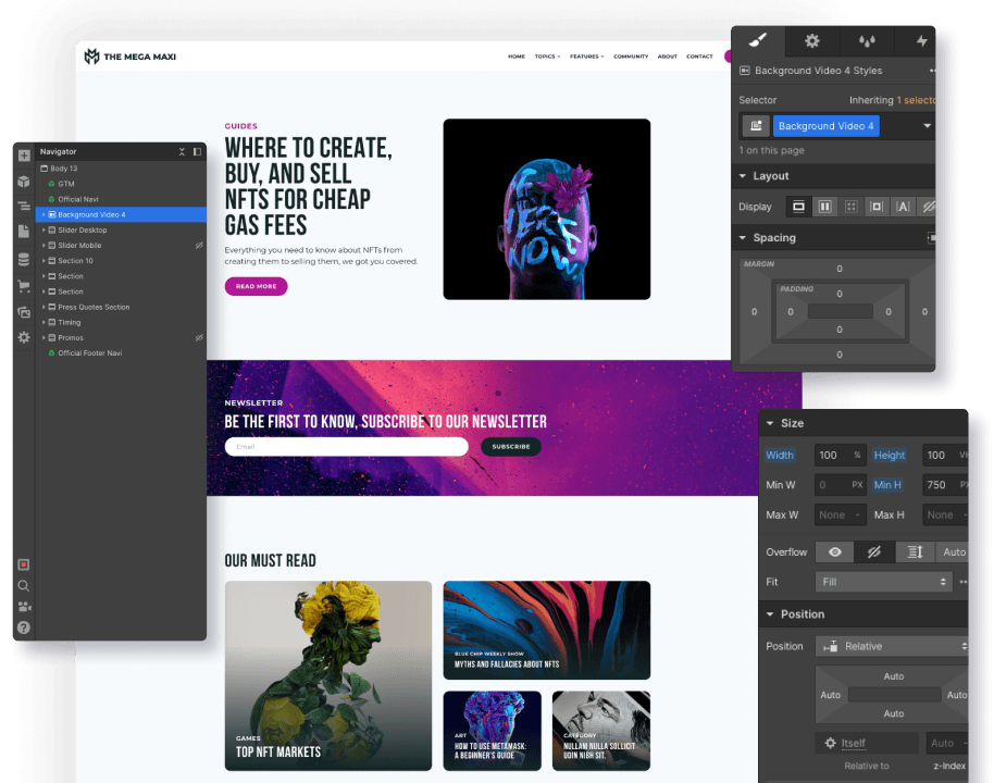Website Design and Development